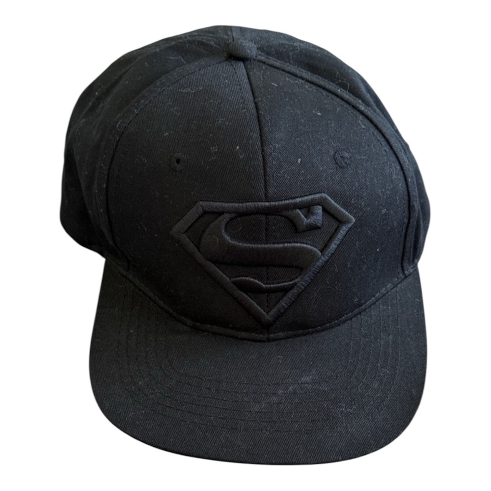 Funky Buddha Superman Logo Cap – Black – One Size